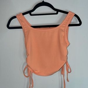 Coral crop top